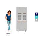 Paneleiro Duplo De Aço 80cm Regina Multimóveis Glass Cr6132 B