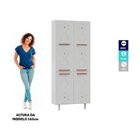 Paneleiro Duplo De Aço Mirage New Topázio Branco