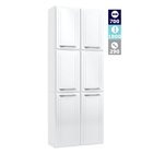 Paneleiro Duplo De Aço Topázio Branco