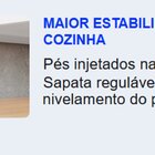 Paneleiro Duplo Em Aço 80cm 4 Portas Nicho Para Forno New Pre