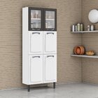 Paneleiro Duplo Em Aço 80cm 6 Portas New Premium Itatiaia Bra