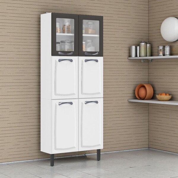 Paneleiro Duplo Em Aço 80cm 6 Portas New Premium Itatiaia Bra