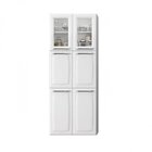 Paneleiro Duplo Em Aço Em Aço 6 Portas 2 De Vidro 4 Prateleir