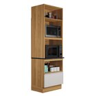 Paneleiro Duplo Forno 70cm 2 Portas 1 Gaveta Mdf Com Rodapé E