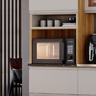 Paneleiro Duplo Forno 70cm 3 Portas 1 Gaveta Mdf Com Rodapé E