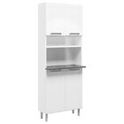 Paneleiro Duplo Múltipla Aço 4 Portas Branco - Bertolini