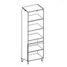 Paneleiro Duplo Para 2 Fornos 4 Portas 1 Gaveta 70cm Luciane