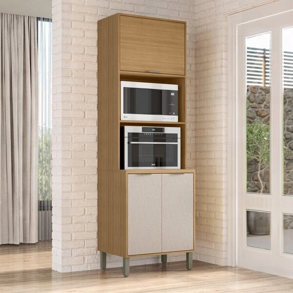 Paneleiro Duplo Para Forno Mdf Linha Colors Freijó/nazca | Leroy Merlin