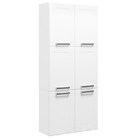 Paneleiro Duplo Suspenso Múltipla Aço 6 Portas Branco - Berto