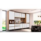 Paneleiro Duplo Torre Quente 100% Mdf 2 Portas 2 Gavetas 70x5