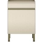 Paneleiro E Balcão Gabinete Com Pia 150cm Lina K02 Vanilla -