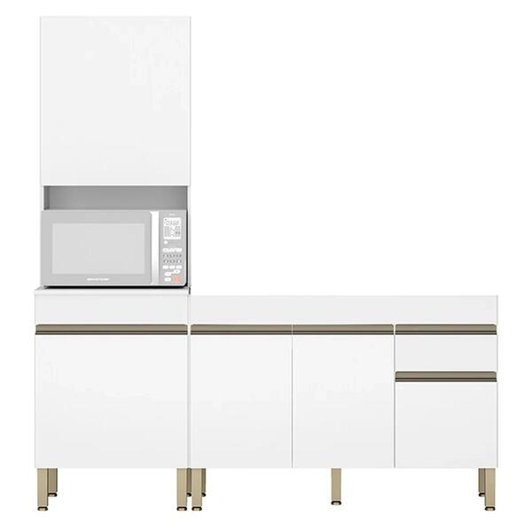 Paneleiro E Balcão Gabinete Sem Tampo 150cm Lina Z06 Supremo