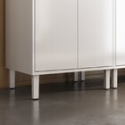 Paneleiro Em Aço 4 Portas 70cm Com Espaço Para Forno Dobradiç