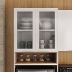 Paneleiro Em Aço 4 Portas 70cm Com Espaço Para Forno Dobradiç