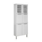 Paneleiro Em Aço 6 Portas 2 Portas De Vidro 70cm Tarsila Itat
