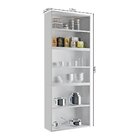 Paneleiro Em Aço 6 Portas 70cm Florença Itatiaia Branco/grafi