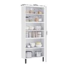 Paneleiro Em Aço 6 Portas 80cm New Premium Itatiaia  Branco