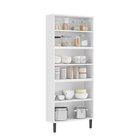 Paneleiro Em Aço 6 Portas 80cm New Premium Itatiaia  Branco