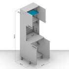 Paneleiro Espaguete 4 Pt Alamo E Verde Amalfi