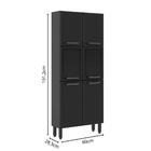 Paneleiro Estilo 6 Pt Grafite