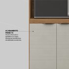 Paneleiro Firenze Duplo Forno - 4 Portas Amêndola Touch/nude