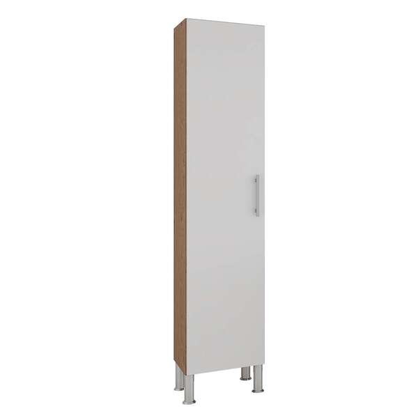 Paneleiro Flex 1 Pt Amêndoa E Branco