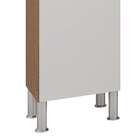 Paneleiro Flex 1 Pt Amêndoa E Branco