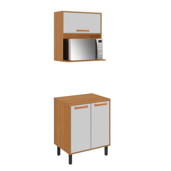 Paneleiro Flex 3 Portas 1 Nichos Para Forno Nápoles Itatiaia