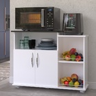 Paneleiro Fruteira Branco Armazenamento Cozinha Com Rodas