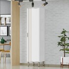 Paneleiro Glória 1 Porta 5 Prateleiras Branco Neve - Mx Móveis