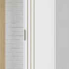 Paneleiro Glória 1 Porta 5 Prateleiras Branco Neve - Mx Móveis