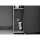 Paneleiro Hibisco 2 Pt Grafite E Branco