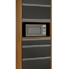 Paneleiro Jade 3 Portas 2 Gavetas Jade Carvalho/grafite