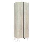Paneleiro Luciane 70cm Duplo 2 Portas Luci Legno Crema