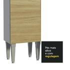 Paneleiro Madesa Emilly 2 Portas - Branco/carvalho