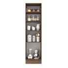 Paneleiro Madesa Lux 60 Cm 3 Portas - Rustic/branco Veludo