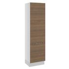 Paneleiro Madesa Stella 60 Cm 3 Portas - Branco/rustic
