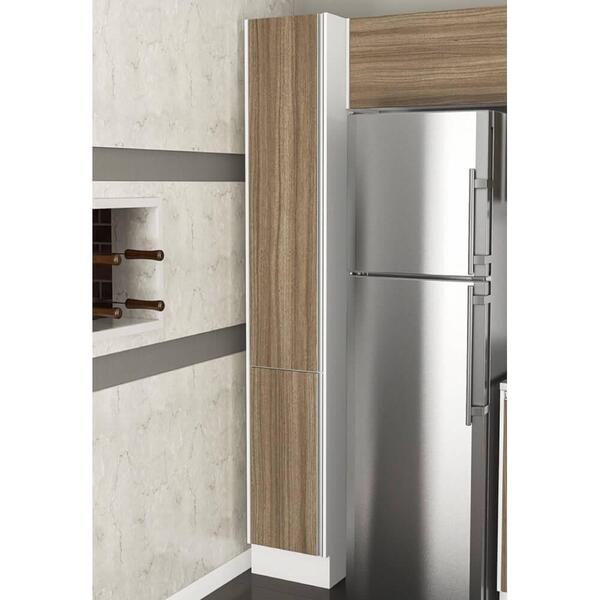 Paneleiro Mali Com 2 Portas - Branco/castanho