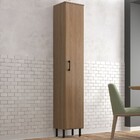 Paneleiro Maysa 1 Porta Madeira Oak - Móveis Sul