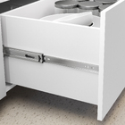 Paneleiro 100% MDF Branco com 2 Portas e 2 Gavetas 70x228x52cm Rainha Nesher