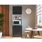 Paneleiro Mia Coccina 4 Pt Preto