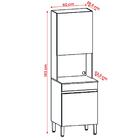 Paneleiro Micro 2p Line Vanilla