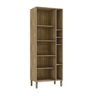 Paneleiro Micro Nicho Viv Aluminum Freijó/vanilla