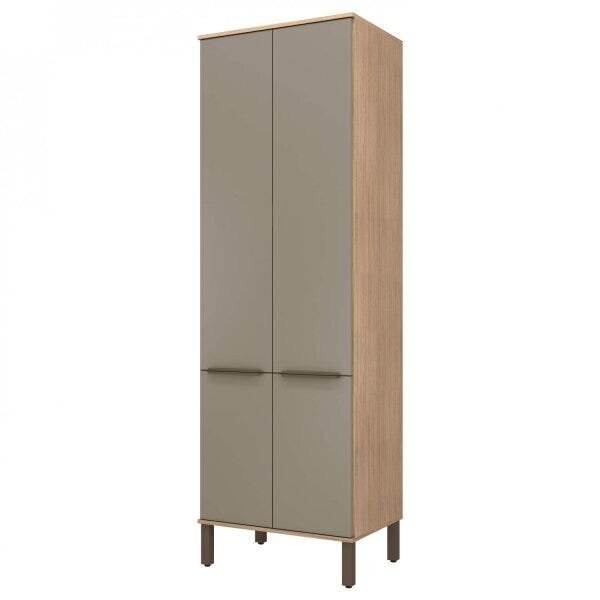 Paneleiro Modulado 4 Portas 5 Prateleiras Verace Espresso Móv