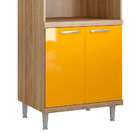 Paneleiro Multimóveis Sicília Para Forno 5117 Argila/amarelo