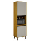 Paneleiro Nala 2 Portas Com Nicho Espaço Para Microondas Mobi