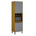 Paneleiro Nala 2 Portas Com Nicho Espaço Para Microondas Mobi