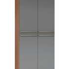 Paneleiro Napoli Prime 4 Pt Castanho E Chumbo