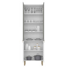 Paneleiro Nevada Fit 4 Portas 5 Prateleiras 70cm Multimóveis