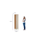 Paneleiro Para Cozinha 45x225cm Selene Jequitibá/off White Fo